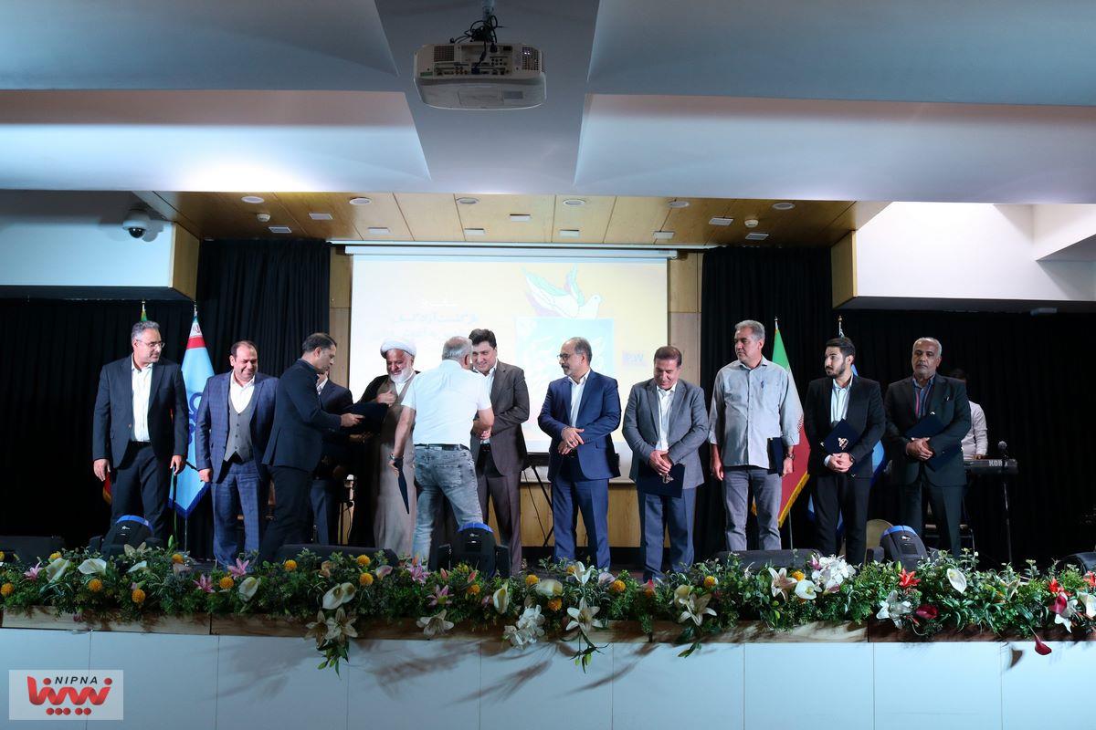 آیین تجلیل از ایثارگران و آزادگان شرکت ملی صنایع پتروشیمی برگزار شد 2